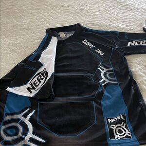 Nerf Dart Tag Jersey in Black and Blue
